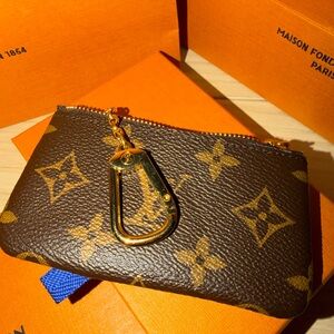 Louis Vuitton Monogram Key Holder with Gold Accent